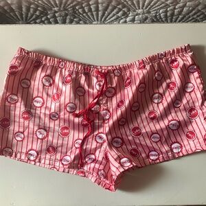 🌺 satin coca-cola pajama shorts